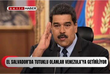  El Salvador'daki tutuklu Venezuelalılar ülkeye geri getiriliyor...