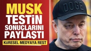 Elon Musk, test sonucunu paylaştı! İki küresel medya devine meydan okudu