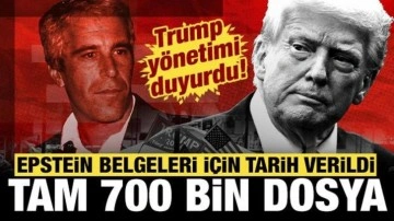 Epstein belgelerinin yayınlanma tarihi verildi: Tam 700 bin dosya...