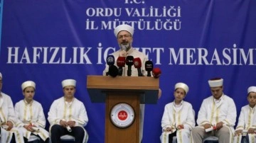 Erbaş: "Yarım milyon Kur'an hafızına sahip bir ülkeyiz"
