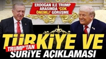 Erdoğan ve Trump'tan '&ccedil;ok &ouml;nemli' g&ouml;r&uuml;şme! Trump'tan s&uuml;rpriz T&uuml;rkiye ve Suriye a