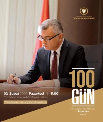 Erh&uuml;rman, &ldquo;Cumhurbaşkanlığında 100 G&uuml;n&rdquo; basın toplantısı d&uuml;zenliyor