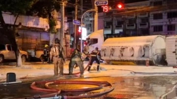 Facianın eşiğinden dönüldü... Tanker kazası yürekleri ağıza getirdi!