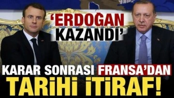 Fransa'dan tarihi itiraf: Erdoğan kazandı!