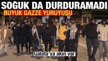 Galata'da tarihi Gazze buluşması