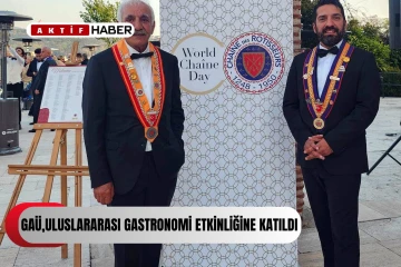  GAÜ, uluslararası gastronomi etkinliğine katıldı...