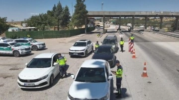Gaziantep'te 215 araca 356 bin TL ceza