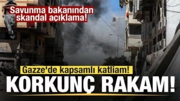 Gazze'de kapsamlı katliam! Korkunç rakamlar! İsrail'den skandal açıklama!