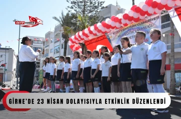  Girne&rsquo;de 23 Nisan dolayısıyla etkinlik d&uuml;zenlendi