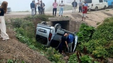 Gümüşhane’de yayla yolunda kaza: 4 yaralı