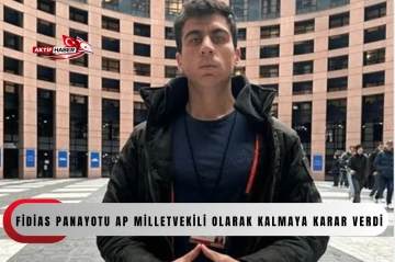 G&uuml;ney Kıbrıs&rsquo;ta pazar g&uuml;n&uuml; yapılan se&ccedil;imlerde yeni meclise girmeyi başaran Doğrudan Demokrasi partisinin başkanı ve Avrupa Parlamentosu (AP) Milletvekili Fidias Panayotu&rsquo;nun, AP milletvekili olarak kalmaya karar verdiği haber