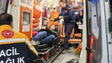 Hamile kadını d&ouml;v&uuml;p sokağa attılar