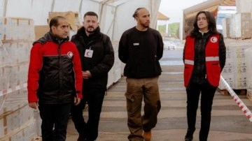 Hamilton Gazze halkına destek i&ccedil;in &Uuml;rd&uuml;n'e gitti: 'Konuşmaya devam etmeliyiz'