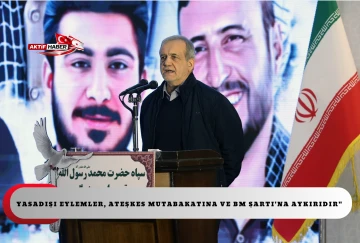  İran Cumhurbaşkanı Pezeşkiyan: "Deniz ablukasındaki kışkırtıcı ve yasadışı eylemler, ateşkes mutabakatının a&ccedil;ık bir ihlali ve BM Şartı'na aykırıdır"