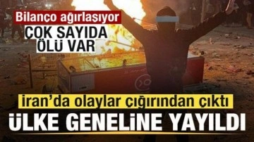 İran'da olaylar &ccedil;ığırından &ccedil;ıktı! Bilan&ccedil;o ağırlaşıyor! 36 &ouml;l&uuml;, binden fazla yaralı