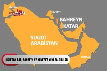  İran&rsquo;dan BAE, Bahreyn ve Kuveyt&rsquo;e yeni saldırılar...