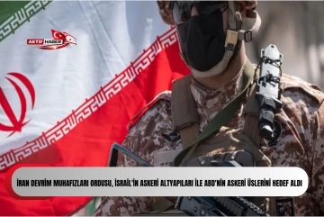  İran Devrim Muhafızları Ordusu, İsrail'in askeri altyapıları ile ABD'nin askeri &uuml;slerini hedef aldı
