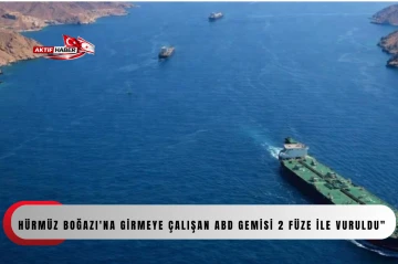İran medyası: "H&uuml;rm&uuml;z Boğazı'na girmeye &ccedil;alışan ABD gemisi 2 f&uuml;ze ile vuruldu"