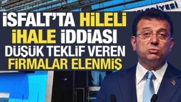 İsfalt'taki ihalelerde "hileli hareketler" iddiası