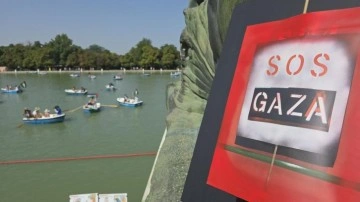 İspanya'da Filistin'e destek gösterileri