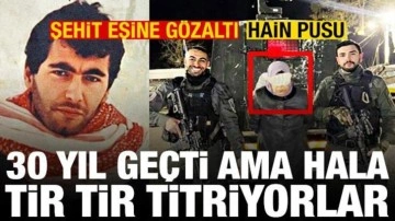 İsrail askerlerinden şehit eşine g&ouml;zaltı! &Ccedil;ekilen fotoğraf tepki &ccedil;ekti
