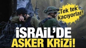 İsrail'de 'asker' krizi! Tek tek kaçıyorlar