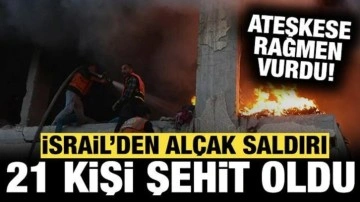 İsrail'den alçak saldırı: 21 Filistinli şehit oldu