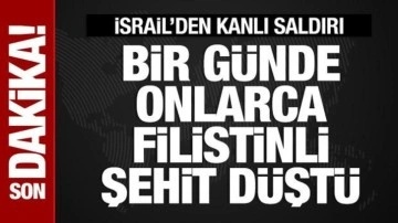 İsrail'den kanlı saldırı: 130 Filistinli şehit düştü