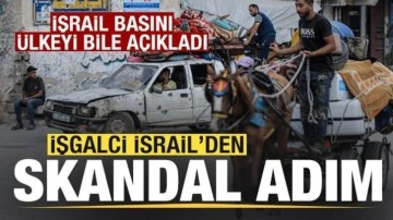 İsrail'den skandal adım! Sürgün planı ortaya çıktı! İsrail basını ülkeyi açıkladı