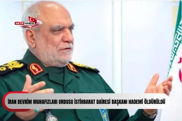  İsrail: "İran Devrim Muhafızları Ordusu İstihbarat Dairesi Başkanı Hademi &ouml;ld&uuml;r&uuml;ld&uuml;"