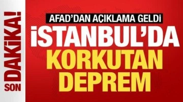 İstanbul'da 4 büyüklüğünde deprem
