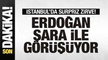 İstanbul'da sürpriz zirve! Erdoğan, Şara ile görüşüyor
