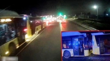 İstanbul'da zincirleme kaza! İETT otob&uuml;sleri birbirine girdi