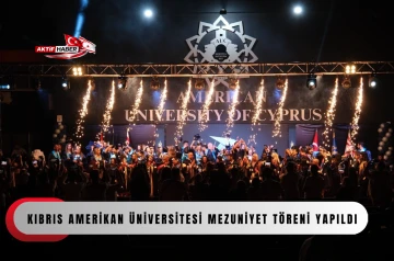  Kıbrıs Amerikan &Uuml;niversitesi mezuniyet t&ouml;reni yapıldı