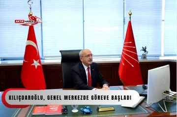  Kılı&ccedil;daroğlu, genel merkezde g&ouml;reve başladı...