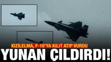 Kızılelma, F-16'ya kilit atıp vurdu; Yunan çıldırdı!