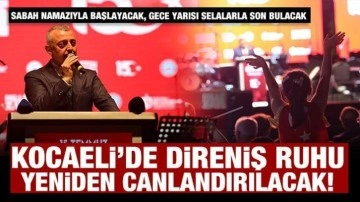 Kocaeli Büyükşehir, direniş ruhunu yeniden yaşatacak