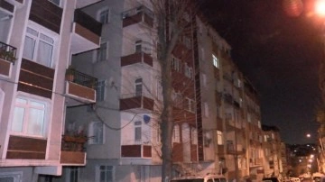 Kolonlar çatırdadı! Güngören'de panik...Bina tahliye edildi