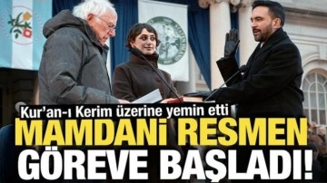 Mamdani resmen g&ouml;reve başladı! Kur'an-ı Kerim &uuml;zerine yemin etti
