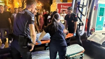 Motosiklet kazasında kask hayat kurtardı