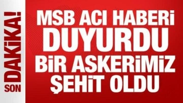 MSB acı haberi duyurdu: Libya'da bir askerimiz şehit oldu