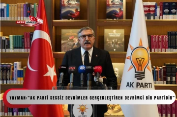YAYMAN: &ldquo;YENİ BİR S&Ouml;ZLEŞME, YENİ BİR HAYAL, YENİ BİR BAŞARI &Ouml;YK&Uuml;S&Uuml; &Ouml;NERME ZAMANINDAYIZ&rdquo;
