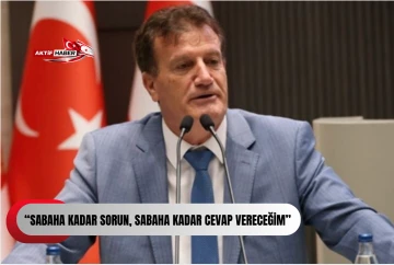 ARIKLI:&ldquo;Sabaha kadar sorun, sabaha kadar cevap vereceğim&rdquo;