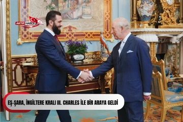 Suriye Devlet Başkanı eş-Şara, İngiltere Kralı III. Charles ile bir araya geldi