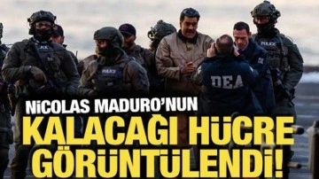 Nicolas Maduro'nun kalacağı h&uuml;cre g&ouml;r&uuml;nt&uuml;lendi!