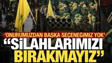 Onurumuzdan başka seçeneğimiz yok: Hizbullah'tan silah kararı