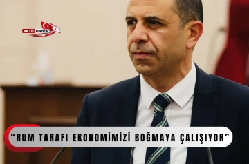  &Ouml;zersay: &ldquo;Kıbrıs Rum tarafı malların alım satımına moratoryum koydurtmaya &ccedil;alışıyor&rdquo;