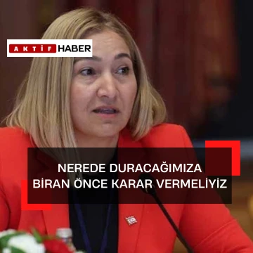 Öztürk:&quot;Artık nerede duracağımıza biran önce karar vermemiz gerekiyor.&quot;
