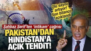 Pakistan'dan Hindistan'a açık tehdit! Şahbaz Şerif'ten 'intikam' çağrısı