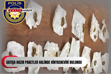 Polisin şüphe üzerinde durdurduğu araçta satışa hazır paketler halinde hintkeneviri bulundu...